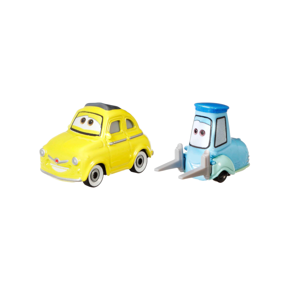 Disney Pixar Cars Luigi & Guido, Die-Cast Metal Toy Car, Authentic Character Vehicles, Cars Movies, Disney+ Cars on the Road, Kids Push-Around Play