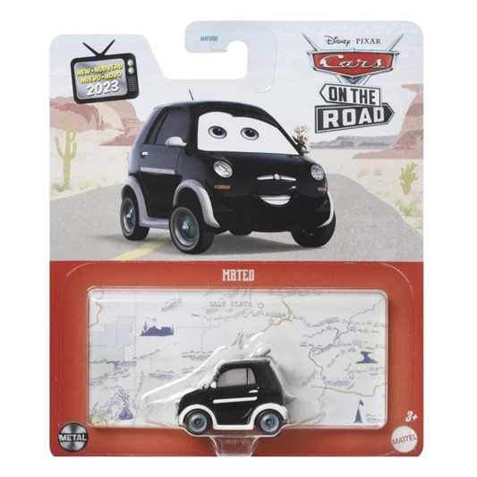 Disney Pixar Cars Mateo, Die-Cast Metal Toy Car, Authentic Character Vehicles, Cars Movies, Disney+ Cars on the Road, Kids Push-Around Play