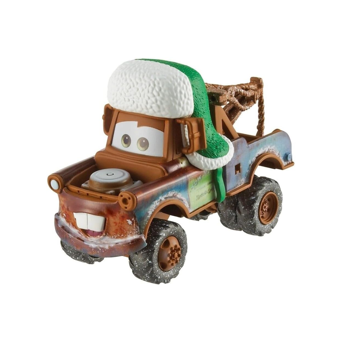 Disney Pixar Cars Holiday Mater Christmas Wintertime Cruisers, Die-Cast Metal Toy Car, Authentic Character Vehicles, Cars Movies, Disney+ Cars on the Road, Kids Push-Around Play