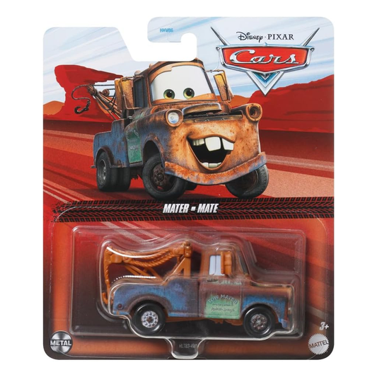 Disney Pixar Cars Mater, Die-Cast Metal Toy Car, Authentic Character Vehicles, Cars Movies, Disney+ Cars on the Road, Kids Push-Around Play