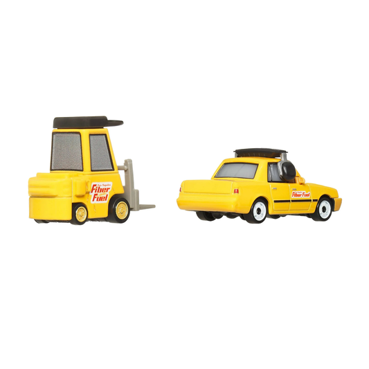 Disney Pixar Cars 2-Pack Megan Shifter and Masha Ellswrench, Die-Cast Metal Toy Car, Authentic Character Vehicles, Cars Movies, Disney+ Cars on the Road, Kids Push-Around Play