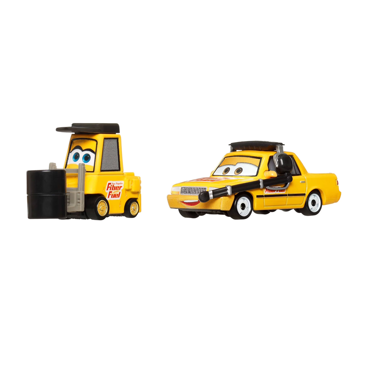 Disney Pixar Cars 2-Pack Megan Shifter and Masha Ellswrench, Die-Cast Metal Toy Car, Authentic Character Vehicles, Cars Movies, Disney+ Cars on the Road, Kids Push-Around Play
