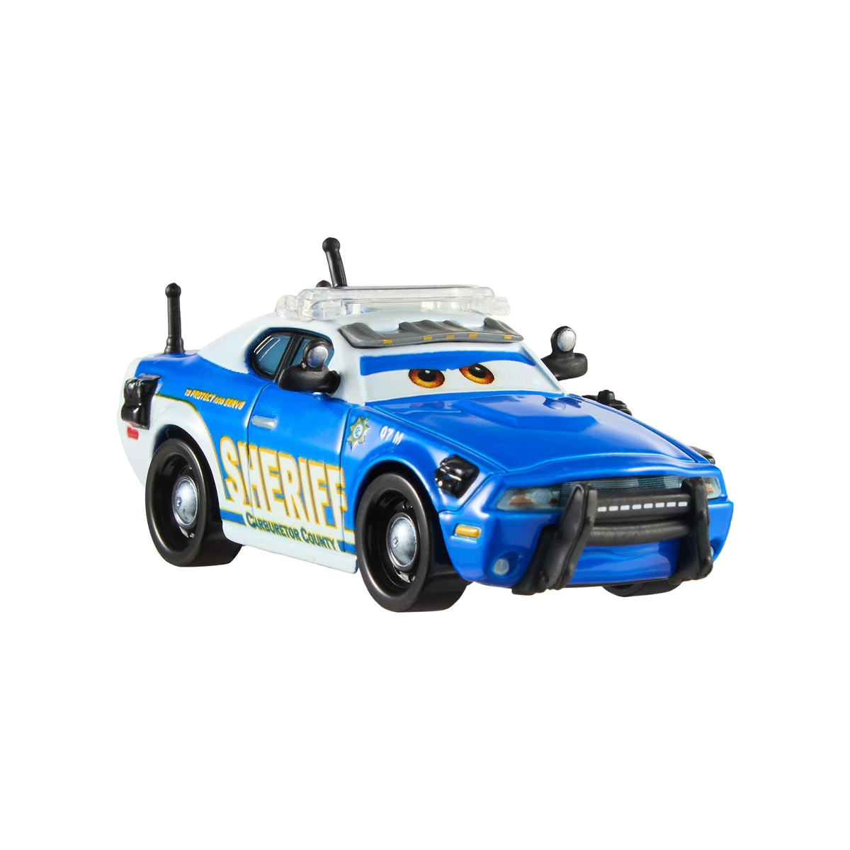 Disney Pixar Cars Mike 07, Die-Cast Metal Toy Car, Authentic Character Vehicles, Cars Movies, Disney+ Cars on the Road, Kids Push-Around Play