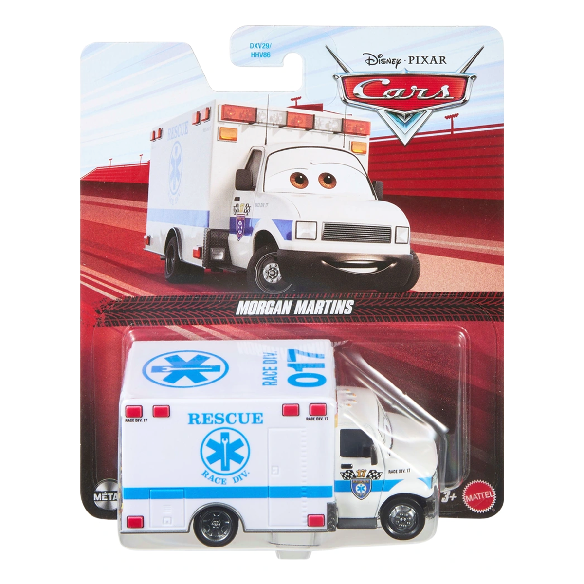 Disney Pixar Cars Morgan Martins, Die-Cast Metal Toy Car, Authentic Character Vehicles, Cars Movies, Disney+ Cars on the Road, Kids Push-Around Play