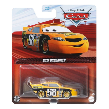 Disney Pixar Cars Billy Oilchanger, Die-Cast Metal Toy Car, Authentic Character Vehicles, Cars Movies, Disney+ Cars on the Road, Kids Push-Around Play