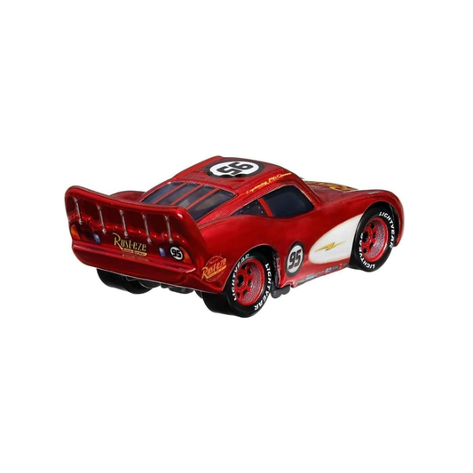 Disney Pixar Cars Radiator Springs Lightning McQueen, Die-Cast Metal Toy Car, Authentic Character Vehicles, Cars Movies, Disney+ Cars on the Road, Kids Push-Around Play