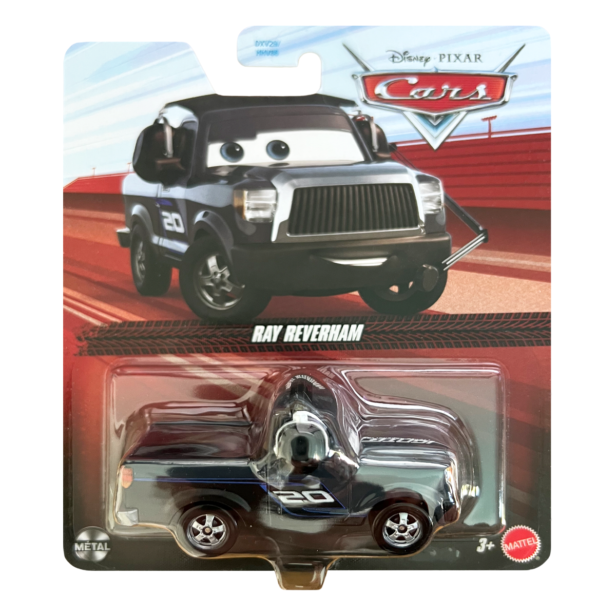 Disney Pixar Cars Ray Reverham, Die-Cast Metal Toy Car, Authentic Character Vehicles, Cars Movies, Disney+ Cars on the Road, Kids Push-Around Play
