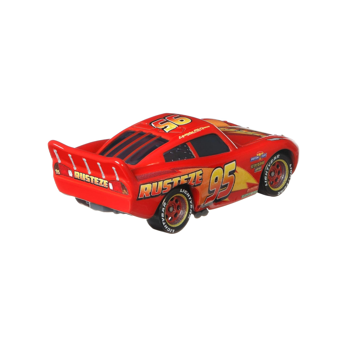 Disney Pixar Cars Rusteze Lightning McQueen, Die-Cast Metal Toy Car, Authentic Character Vehicles, Cars Movies, Disney+ Cars on the Road, Kids Push-Around Play