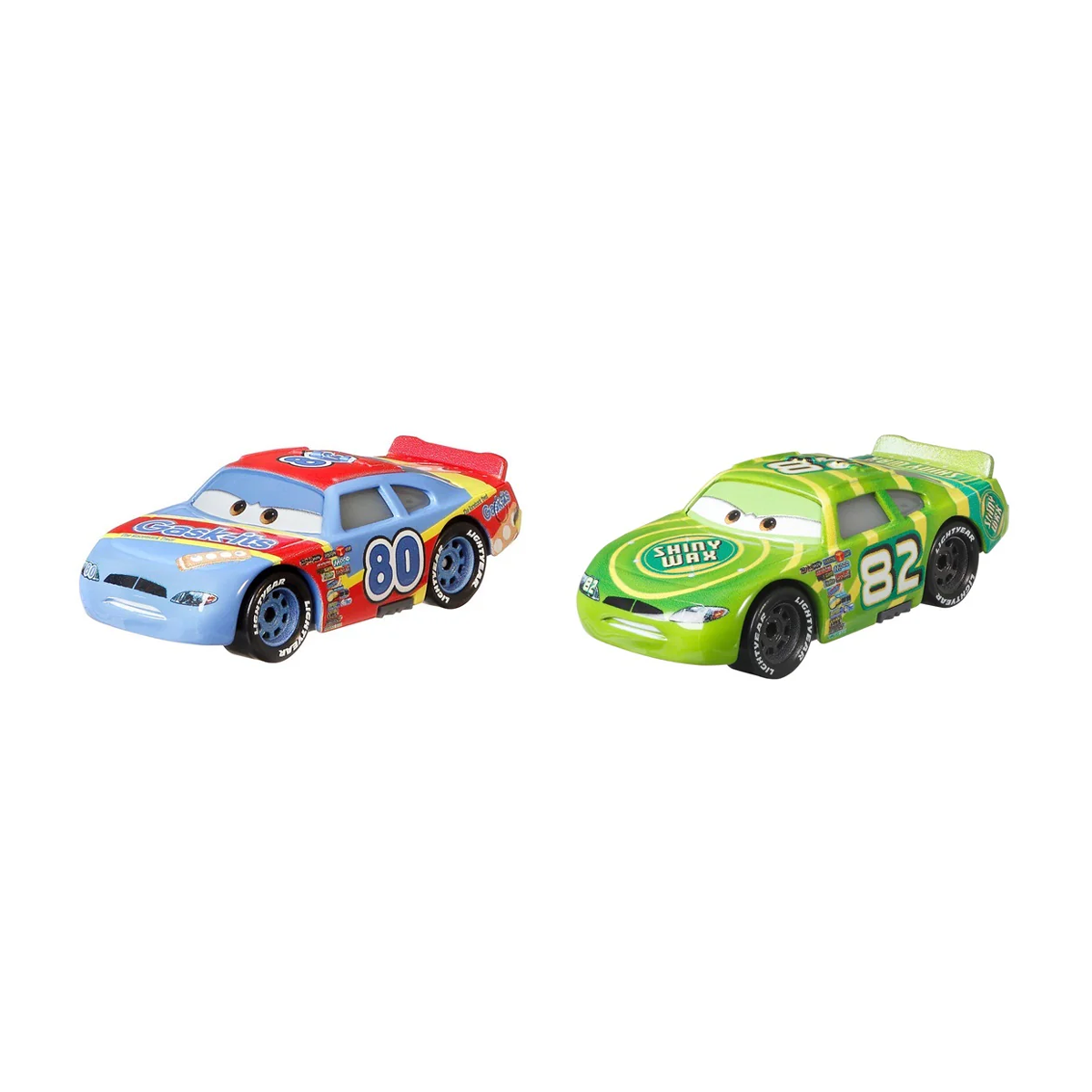 Disney Pixar Cars 2-Pack Sage Vanderspin and Darren Leadfoot, Die-Cast Metal Toy Car, Authentic Character Vehicles, Cars Movies, Disney+ Cars on the Road, Kids Push-Around Play