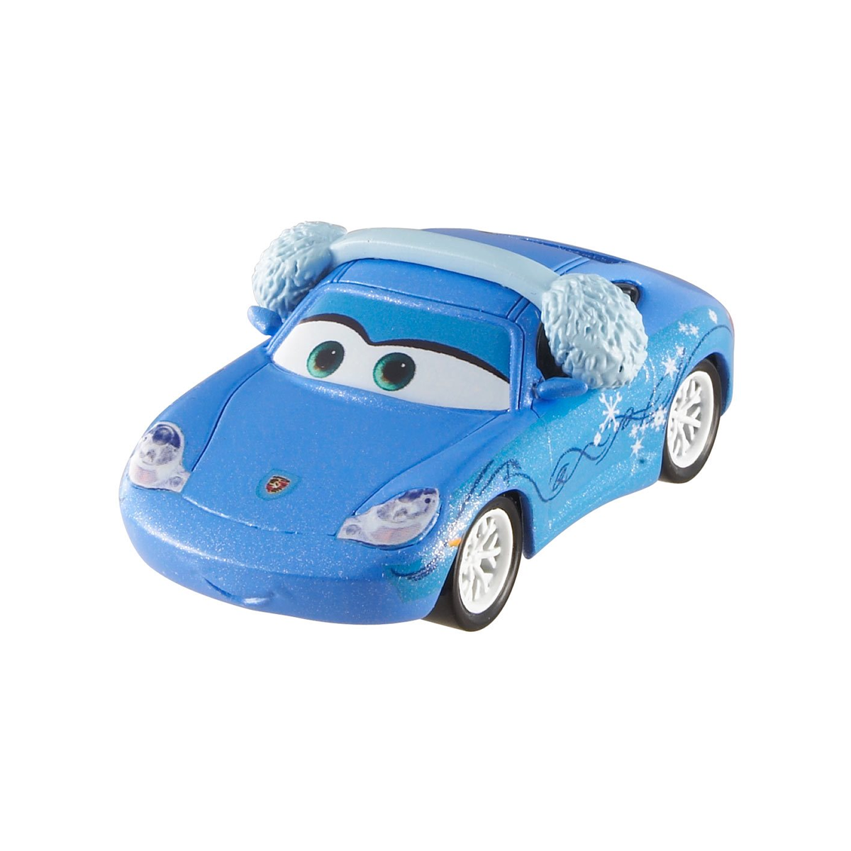 Disney Pixar Cars Holiday Sally Christmas Wintertime Cruisers, Die-Cast Metal Toy Car, Authentic Character Vehicles, Cars Movies, Disney+ Cars on the Road, Kids Push-Around Play