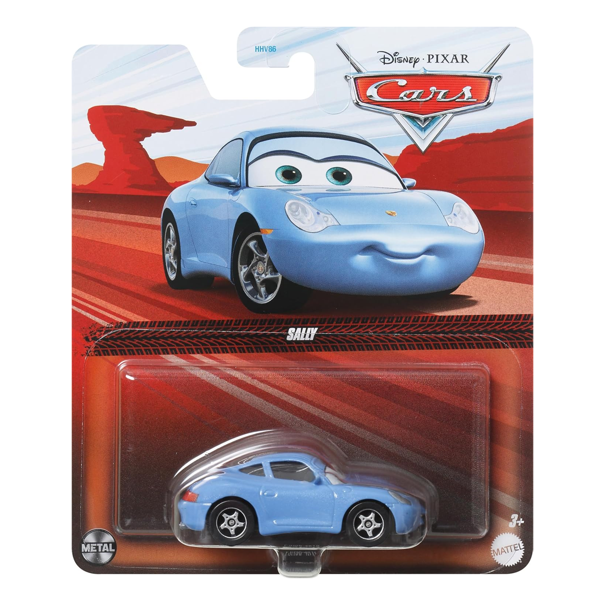 Disney Pixar Cars Sally, Die-Cast Metal Toy Car, Authentic Character Vehicles, Cars Movies, Disney+ Cars on the Road, Kids Push-Around Play