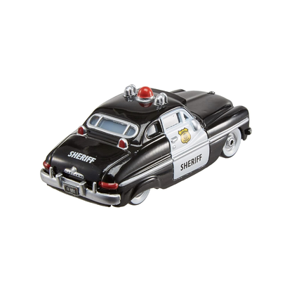 Disney Pixar Cars Sheriff, Die-Cast Metal Toy Car, Authentic Character Vehicles, Cars Movies, Disney+ Cars on the Road, Kids Push-Around Play