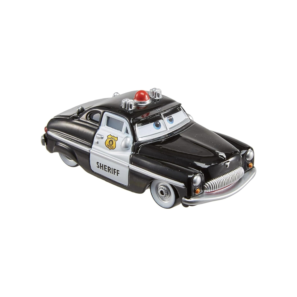Disney Pixar Cars Sheriff, Die-Cast Metal Toy Car, Authentic Character Vehicles, Cars Movies, Disney+ Cars on the Road, Kids Push-Around Play