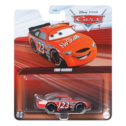 Disney Pixar Cars Todd Marcus, Die-Cast Metal Toy Car, Authentic Character Vehicles, Cars Movies, Disney+ Cars on the Road, Kids Push-Around Play