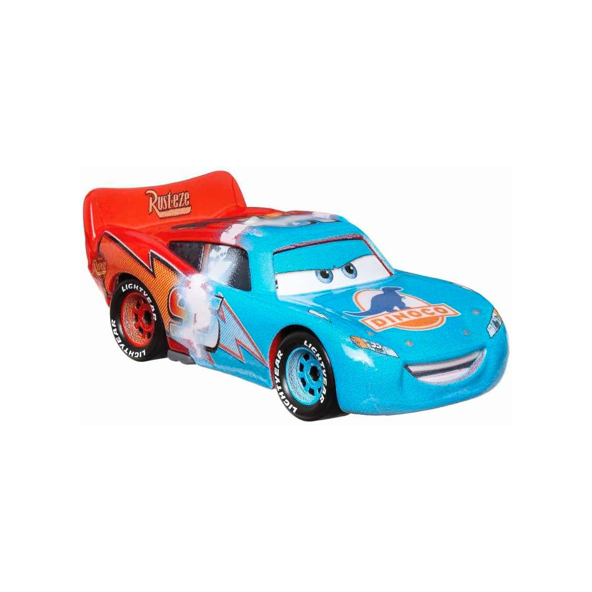Disney Pixar Cars Transforming Lightning McQueen, Die-Cast Metal Toy Car, Authentic Character Vehicles, Cars Movies, Disney+ Cars on the Road, Kids Push-Around Play
