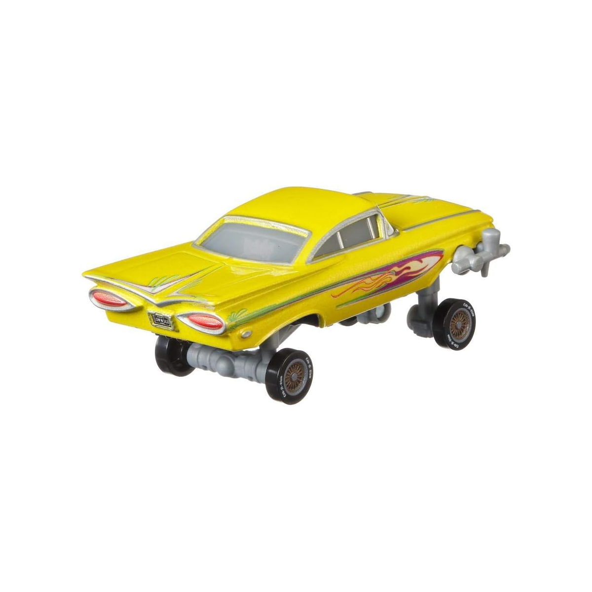 Disney Pixar Cars Yellow Hydraulic Ramone 20th Anniversary, Die-Cast Metal Toy Car, Authentic Character Vehicles, Cars Movies, Disney+ Cars on the Road, Kids Push-Around Play