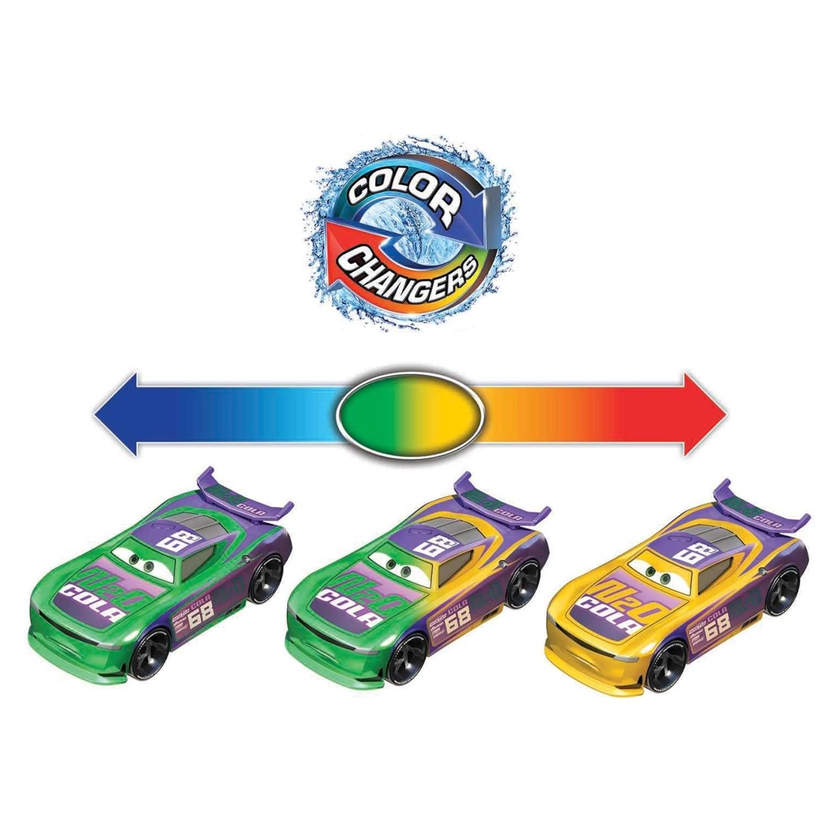 Disney Pixar Cars Color Changers HJ Hollis, Toy Car, Authentic Character Vehicles, Cars Movies, Disney+ Cars on the Road, Kids Push-Around Play