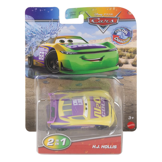Disney Pixar Cars Color Changers HJ Hollis, Toy Car, Authentic Character Vehicles, Cars Movies, Disney+ Cars on the Road, Kids Push-Around Play