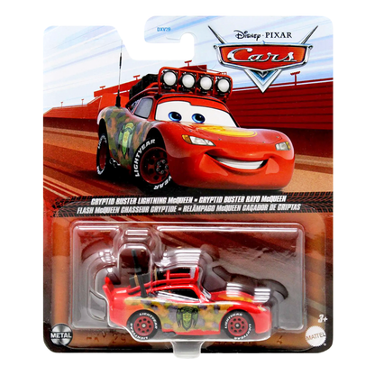Disney Pixar Cars Cryptid Buster Lightning McQueen, Die-Cast Metal Toy Car, Authentic Character Vehicles, Cars Movies, Disney+ Cars on the Road, Kids Push-Around Play
