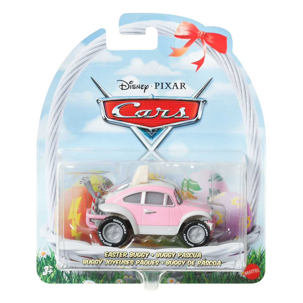 Disney Pixar Cars Easter Buggy, Die-Cast Metal Toy Car, Holiday Themed Authentic Character Vehicles, Cars Movies, Disney+ Cars on the Road, Kids Push-Around Play