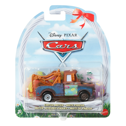 Disney Pixar Cars Easter Mater, Die-Cast Metal Toy Car, Holiday Themed Authentic Character Vehicles, Cars Movies, Disney+ Cars on the Road, Kids Push-Around Play