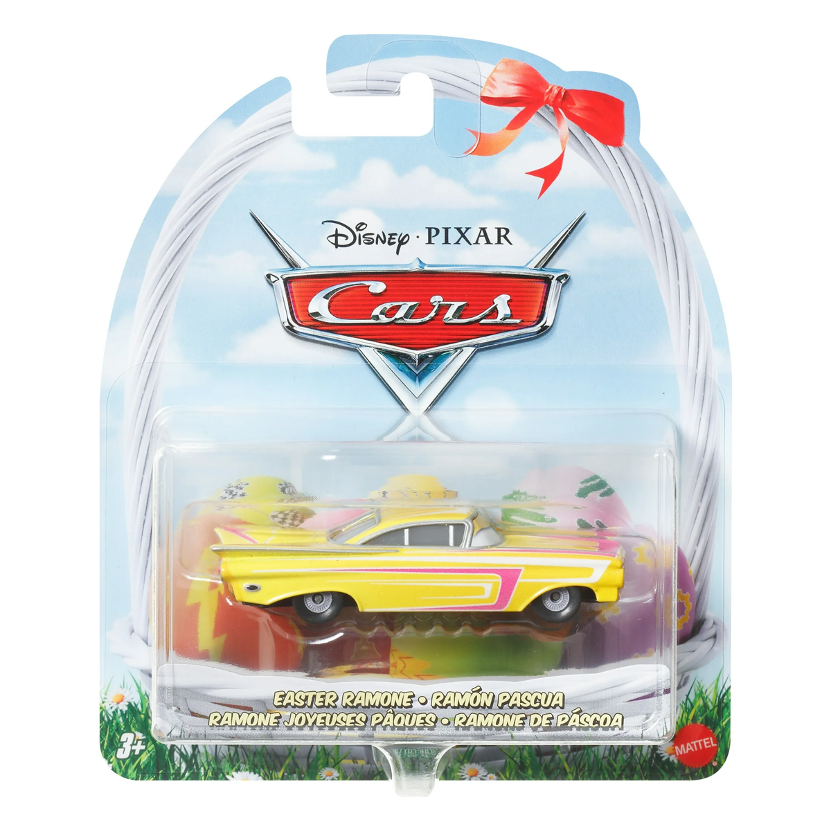 Disney Pixar Cars Easter Ramone, Die-Cast Metal Toy Car, Holiday Themed Authentic Character Vehicles, Cars Movies, Disney+ Cars on the Road, Kids Push-Around Play