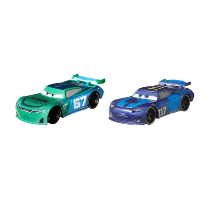 Disney Pixar Cars 2-Pack Jim Reverick and Spikey Fillups 2026, Die-Cast Metal Toy Car, Authentic Character Vehicles, Cars Movies, Disney+ Cars on the Road, Kids Push-Around Play