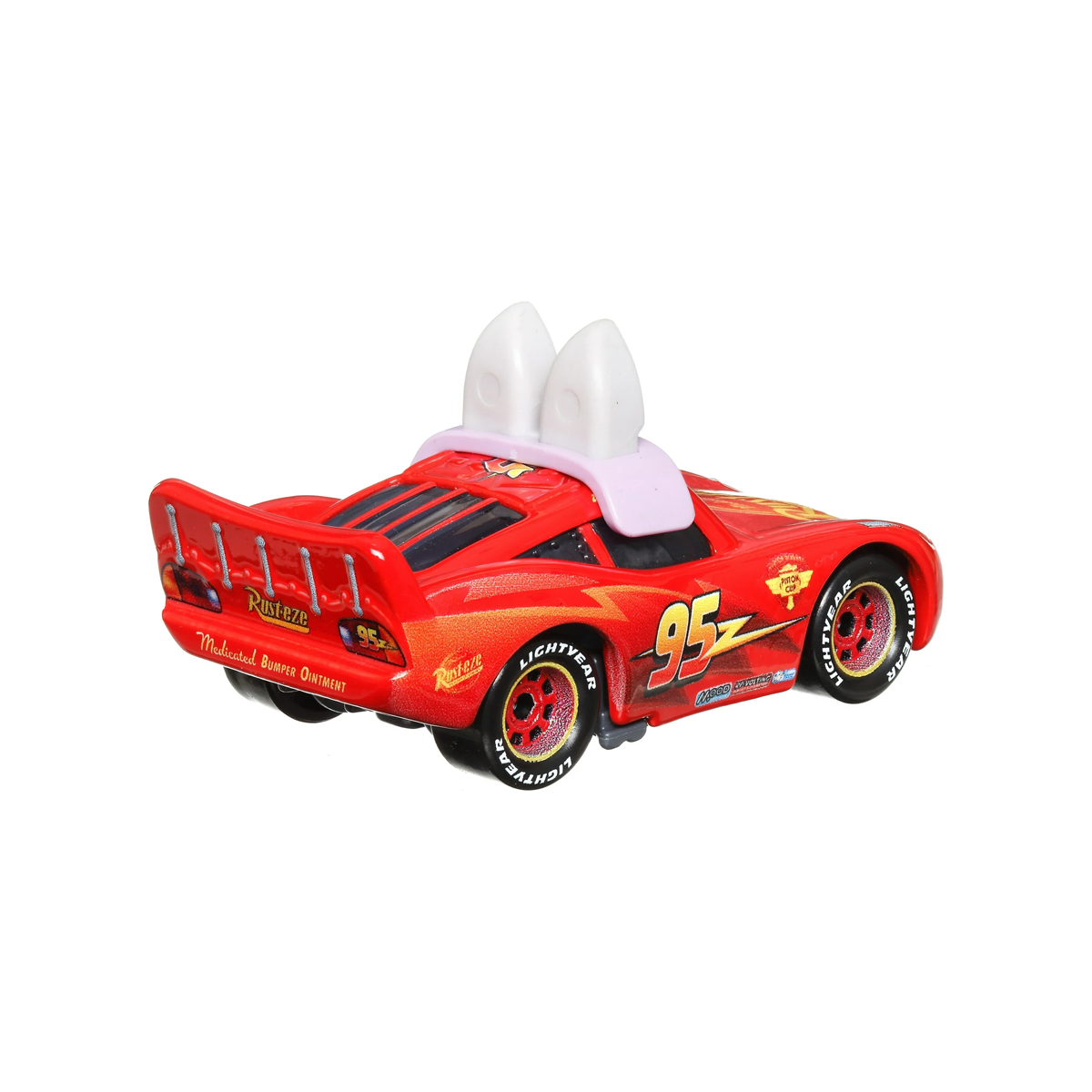 Disney Pixar Cars Lightning McQueen as Easter Buggy, Die-Cast Metal Toy Car, Holiday Themed Authentic Character Vehicles, Cars Movies, Disney+ Cars on the Road, Kids Push-Around Play