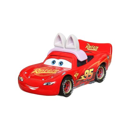 Disney Pixar Cars Lightning McQueen as Easter Buggy, Die-Cast Metal Toy Car, Holiday Themed Authentic Character Vehicles, Cars Movies, Disney+ Cars on the Road, Kids Push-Around Play