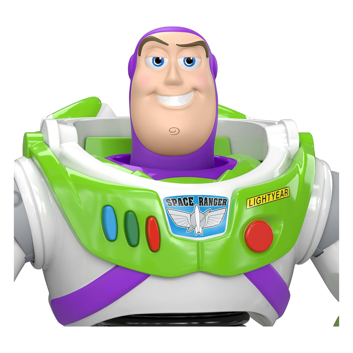 Disney Pixar Toy Story Play Scale Buzz Lightyear, Mattel Action Figure, Favorite Characters, Realistic Play or Display, Fun Toy For Kids, Accurate Authentic, Officially Licensed,