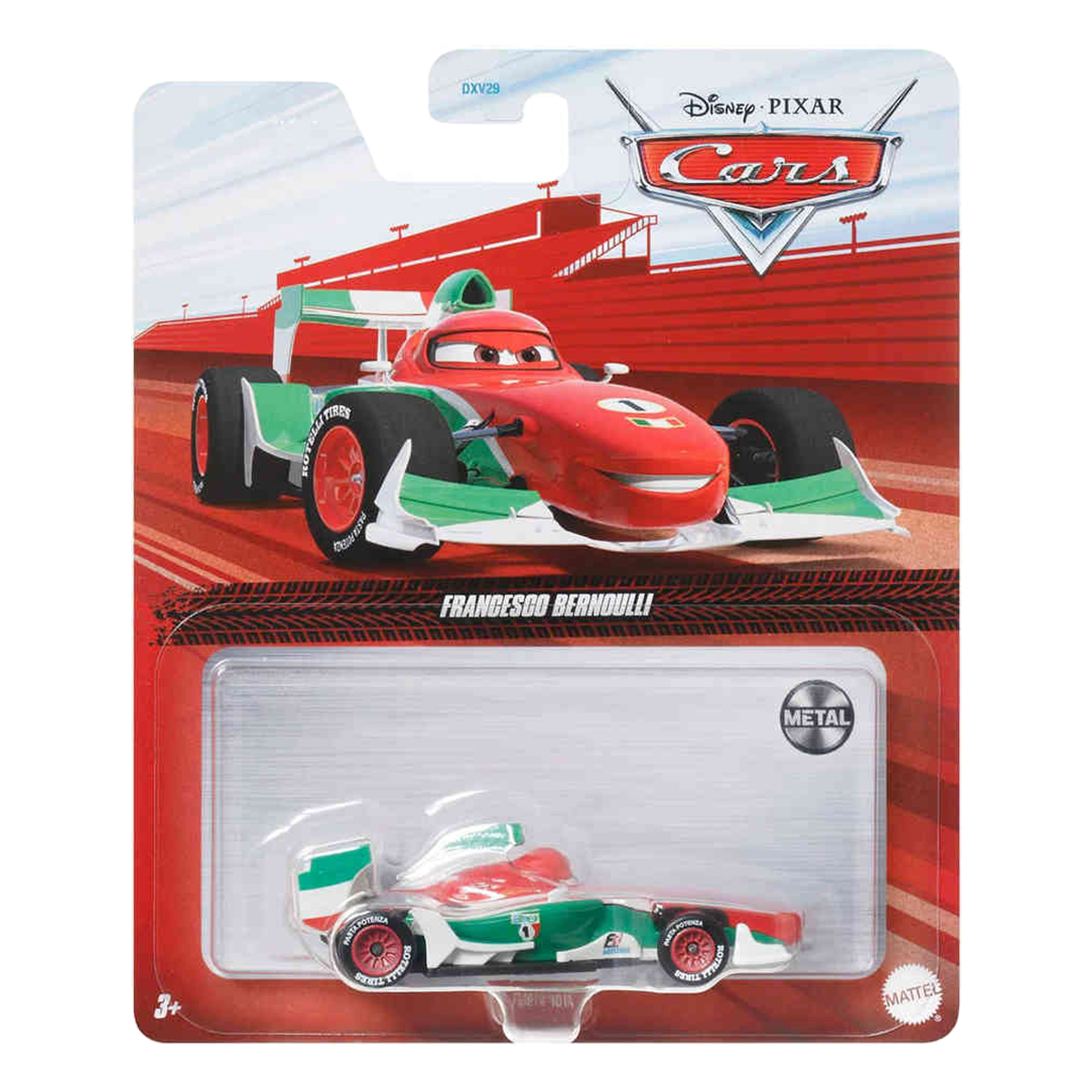 Disney Pixar Cars Francesco Bernoulli, Die-Cast Metal Toy Car, Authentic Character Vehicles, Cars Movies, Disney+ Cars on the Road, Kids Push-Around Play