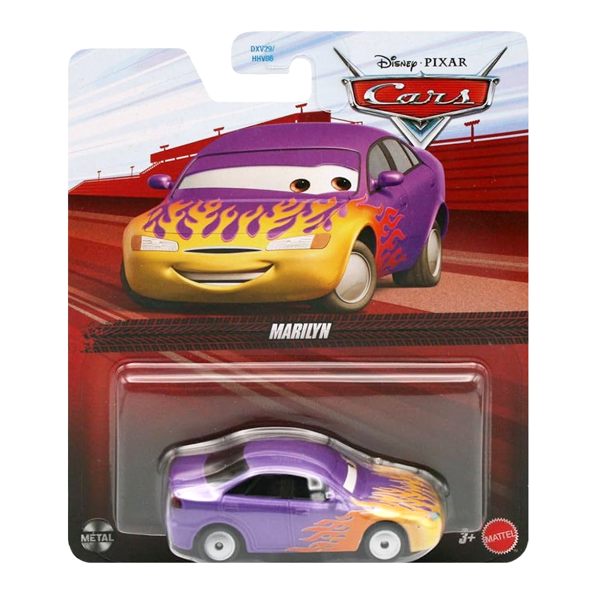 Disney Pixar Cars Marilyn, Die-Cast Metal Toy Car, Authentic Character Vehicles, Cars Movies, Disney+ Cars on the Road, Kids Push-Around Play
