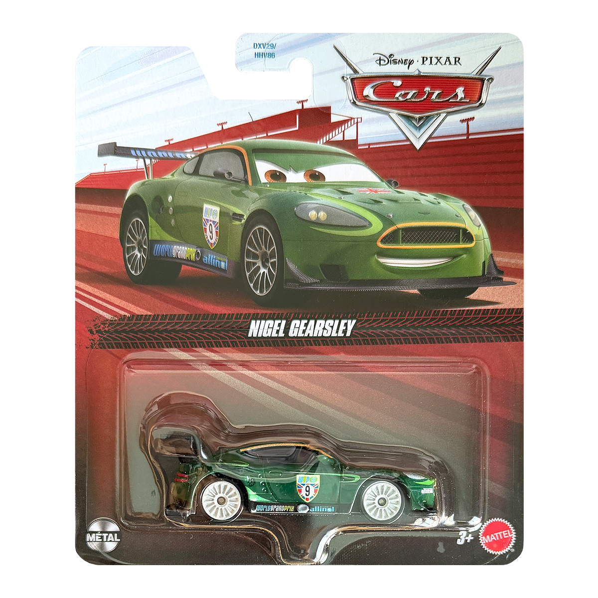 Disney Pixar Cars Nigel Gearsley, Die-Cast Metal Toy Car, Authentic Character Vehicles, Cars Movies, Disney+ Cars on the Road, Kids Push-Around Play
