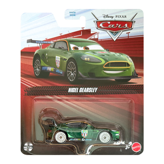 Disney Pixar Cars Nigel Gearsley, Die-Cast Metal Toy Car, Authentic Character Vehicles, Cars Movies, Disney+ Cars on the Road, Kids Push-Around Play