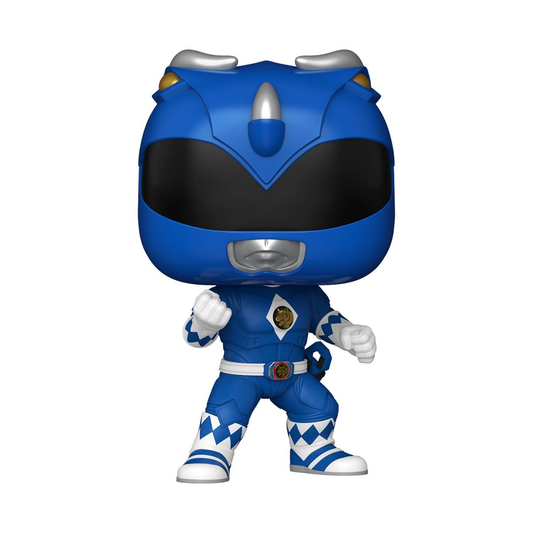Funko Pop! 1995 Mighty Morphin Power Rangers The Movie Blue Ranger #1777 , Vinyl Figure Bobblehead, Collectible, Collectors