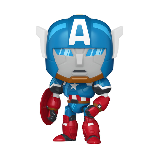 Funko Pop! Marvel Studios What If...? Captain America Mech #1569, Vinyl Figure Bobblehead, Collectible, Collectors