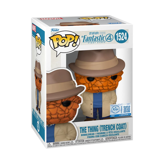 Funko Pop! The Thing (Trench Coat) #1524, The Fantastic Four First Steps Vinyl Figure Bobblehead