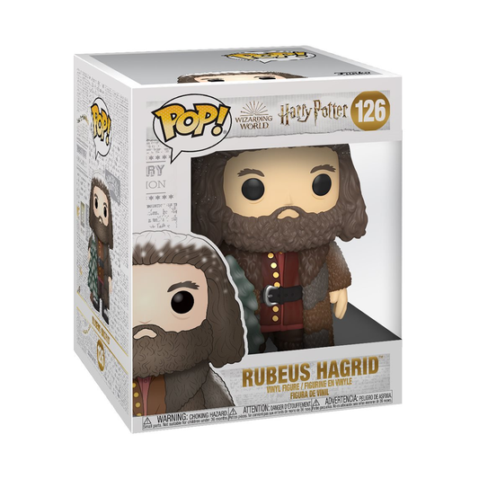 Funko Pop! Wizarding World Harry Potter Rubeus Hagrid #126, Holiday Christmas Tree, Super 6-inch Tall Vinyl Figure Bobblehead