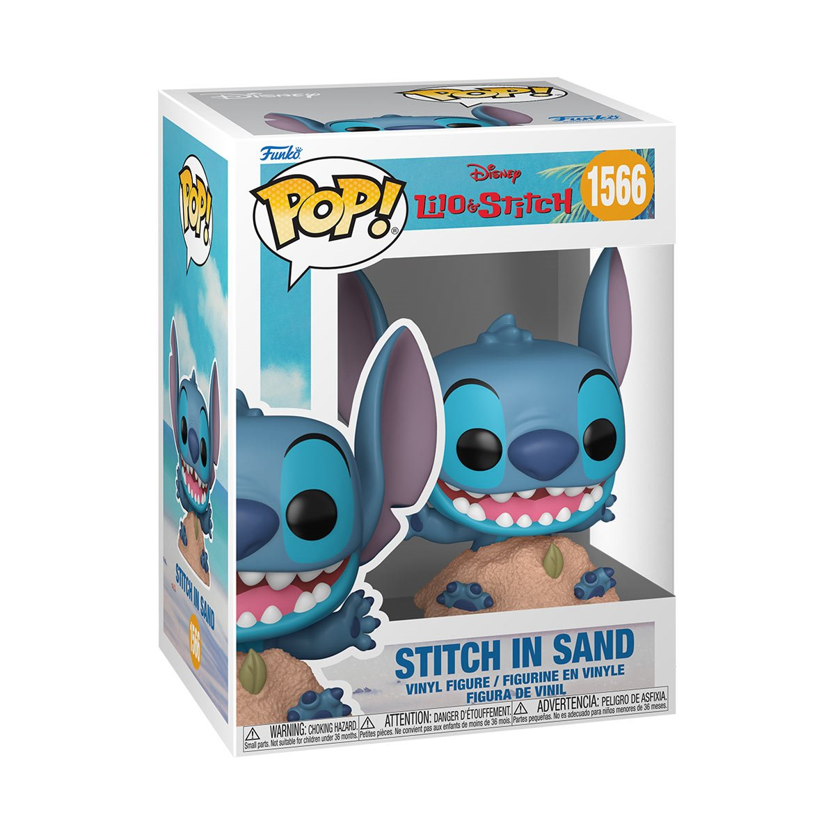 Funko Pop! Lilo and Stitch, Stitch in Sand Vinyl Figure 1566