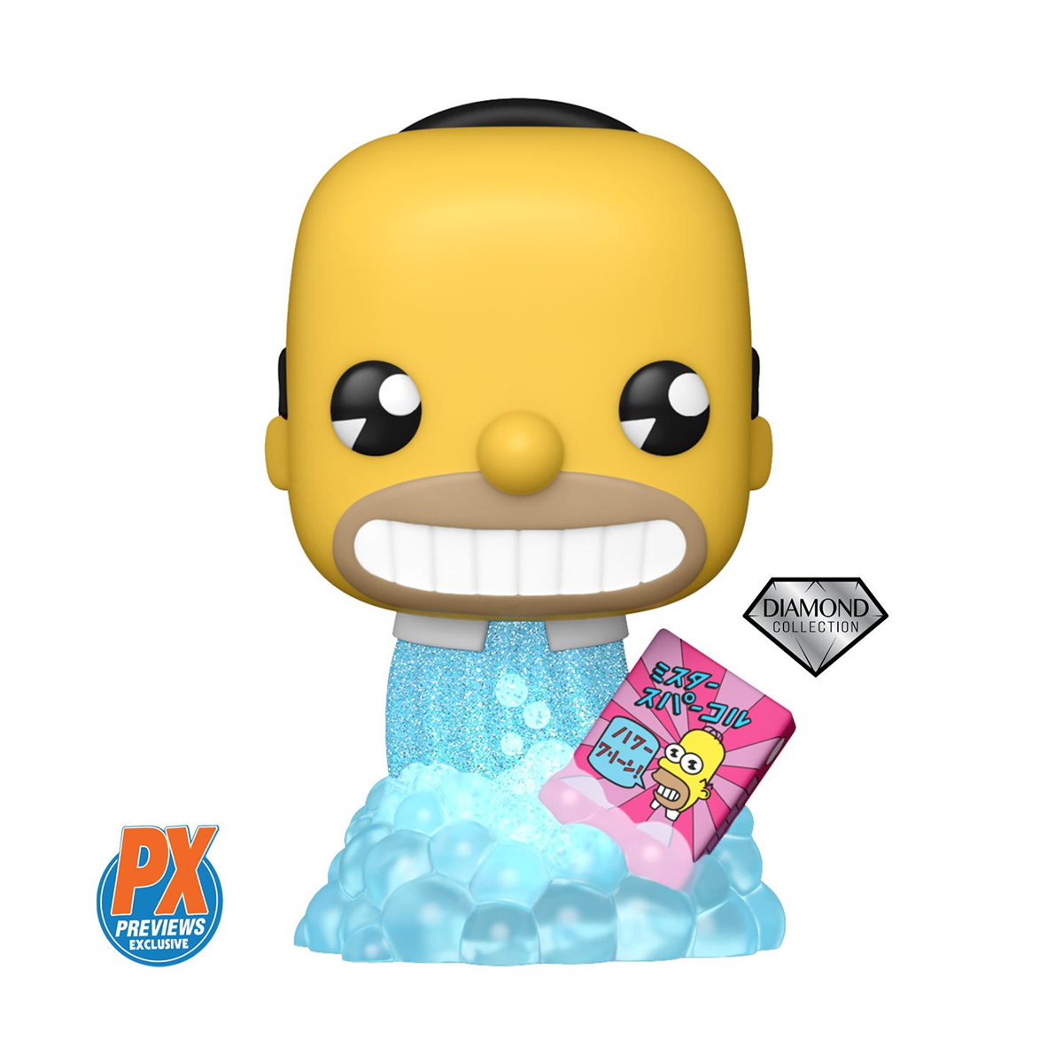 Funko Pop! The Simpsons Mr Sparkle Glitter Collection Vinyl Figure 1465 Previews Exclusive Limited Edition