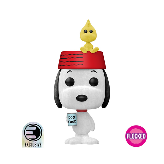 Funko Pop! Snoopy and Woodstock #2096, Peanuts Flocked, Vinyl Figure Bobblehead, Collectible, Collectors, Pop! Movies