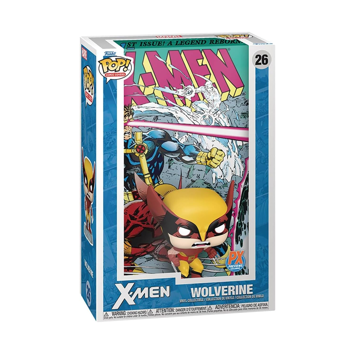 Funko Pop! X-Men #1 Wolverine 1991 Vinyl Figure 26 Previews Exclusive Limited Edition