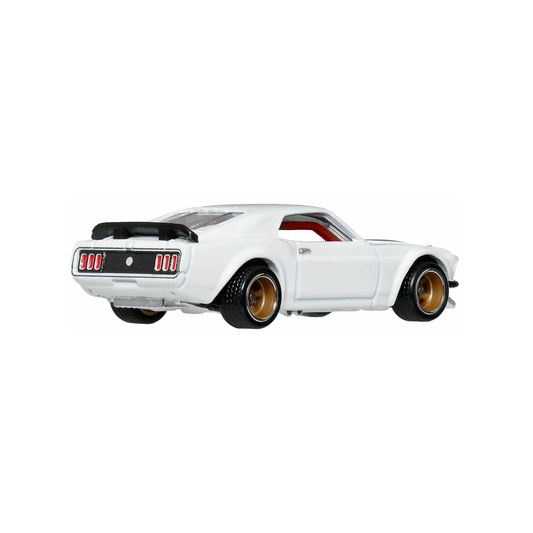 Hot Wheels Premium Fast & Furious 25 Years, 1969 Ford Mustang Boss 302, 1:64 Scale, Authentic Vehicle Replicas, Cars, Real Riders, Metal, Display and Play