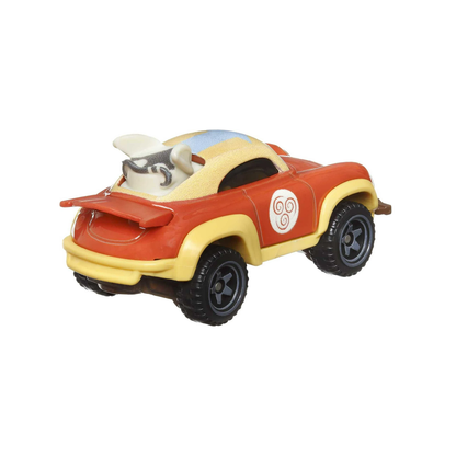 Hot Wheels Character Cars AANG, Nickelodeon Avatar The Last Airbender, 1:64 Scale Car Vehicle, Licensed Blockbuster, Push-Around Play, Toy Collectors