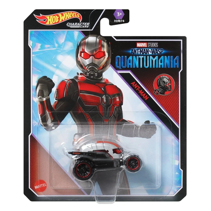 Hot Wheels Character Cars Ant-Man, Marvel Ant-Man and the Wasp Quantumania, 1:64 Scale Car Vehicle, Licensed Blockbuster, Push-Around Play, Toy Collectors