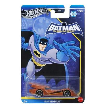 Hot Wheels Batman Theme Batmobile 1/20, DC Comics, Cars Vehicles Trucks, Push and Play Car, 1:64 Scale Toy