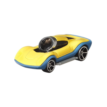Hot Wheels Character Cars Carl, Illumination Minions, 1:64 Scale Car Vehicle, Licensed Blockbuster, Push-Around Play, Toy Collectors