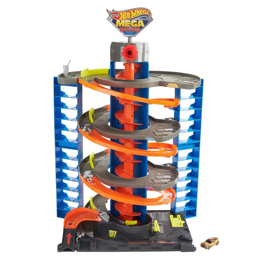 Hot Wheels City Mega Garage Toy Car Playset, Push and Play Car, Stunt Race Adventure, Fan Favorite, Collector, 2026