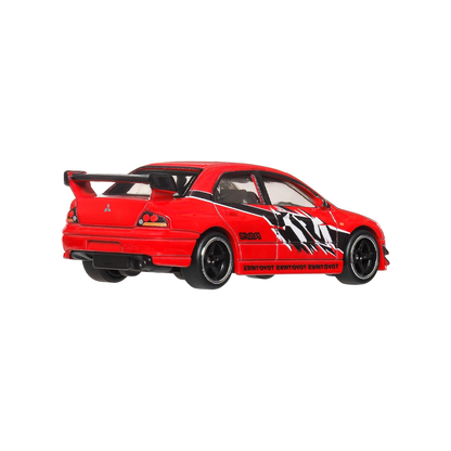 Hot Wheels Premium Fast & Furious Lancer Evolution IX, 1:64 Scale, Authentic Vehicle Replicas, Cars, Real Riders, Metal, Display and Play