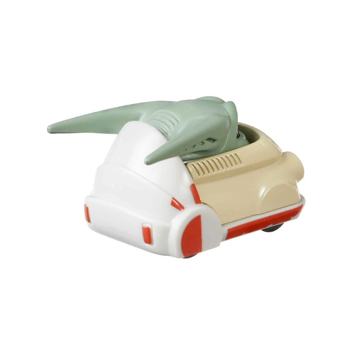 Hot Wheels Character Cars Grogu, Star Wars The Mandalorian, 1:64 Scale Car Vehicle, Licensed Blockbuster, Push-Around Play, Toy Collectors